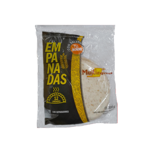 MULTIEXPRESS TAPA EMPANADA HORNO C/ SALVADO X 12 U